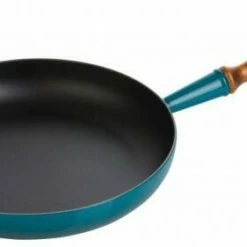 Le Creuset Bratpfanne Aus Gusseisen In Deep Teal 28 Cm
