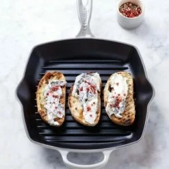 Le Creuset Grillpfanne Signature Quadratisch In Perlgrau -Mepal Shop 20183265410422 LS neu xl