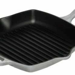 Le Creuset Grillpfanne Signature Quadratisch In Perlgrau