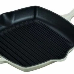 Le Creuset Grillpfanne Signature Quadratisch In Meringue