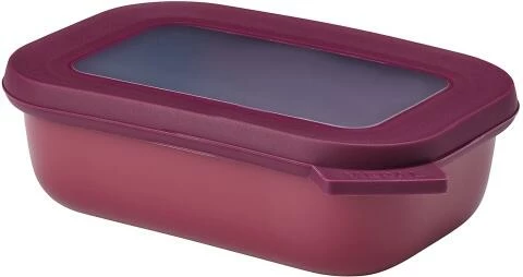 Mepal Multischüssel Cirqula Rechteckig 500 Ml - Nordic Berry 3 Mepal Multischüssel Cirqula Rechteckig 500 Ml - Nordic Berry