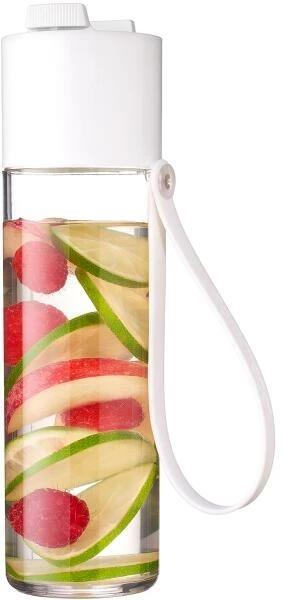 Mepal Trinkflasche Justwater 500 Ml - Weiß 5 Mepal Trinkflasche Justwater 500 Ml - Weiß – Bild 3