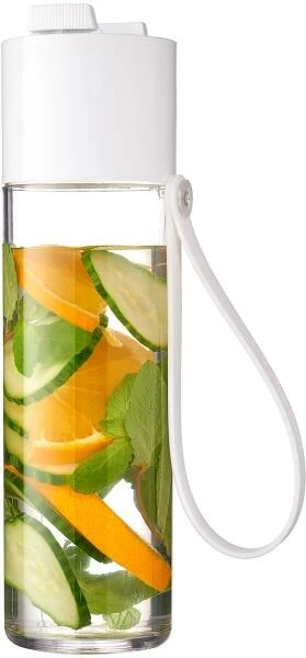 Mepal Trinkflasche Justwater 500 Ml - Weiß 10 Mepal Trinkflasche Justwater 500 Ml - Weiß – Bild 8