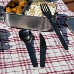 Lurch Besteck-ToGo Edelstahl Anthrazit, 3tlg. -Mepal Shop 215 RS4659 240875 Besteck ToGo 3tlg Anthrazit Motiv 5 scr