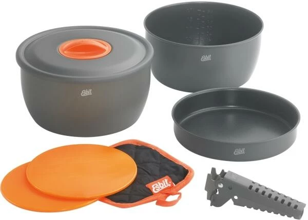 Esbit Aluminium-Kochset, Mit Antihaftbeschichtung 3 Esbit Aluminium-Kochset, Mit Antihaftbeschichtung