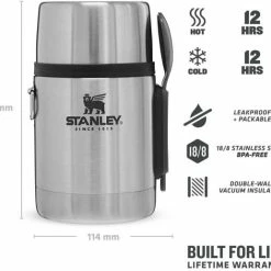 Stanley Adventure Food Jar 0,5l, Edelstahl -Mepal Shop 222 670900 web3