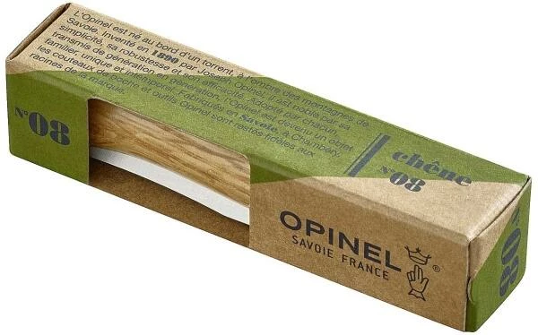 Opinel Messer Eiche, Größe 8, Rostfrei 5 Opinel Messer Eiche, Größe 8, Rostfrei – Bild 3