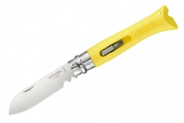 Opinel Messer DIY No. 9 In Gelb 3 Opinel Messer DIY No. 9 In Gelb