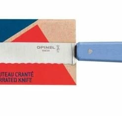 Opinel Sägemesser, Edelstahl, Buchenholz Blau -Mepal Shop 254390 in verpackung