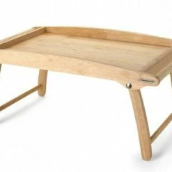 Continenta Betttablett Aus Gummibaumholz