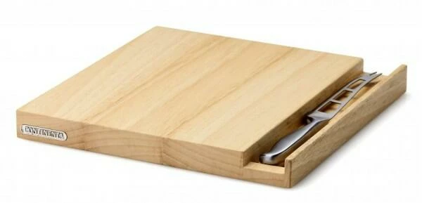 Continenta Käsebrett Aus Gummibaumholz Mit Messer 30 Cm 3 Continenta Käsebrett Aus Gummibaumholz Mit Messer 30 Cm