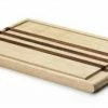 Continenta Tranchierbrett Aus Gummibaumholz Mit Streifen Aus Akazienholz 37 X 25 X 2 Cm -Mepal Shop 3263 xl