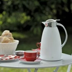 Alfi Isolierkanne Gusto Metall In Alpinweiß -Mepal Shop 3521211100 PR l