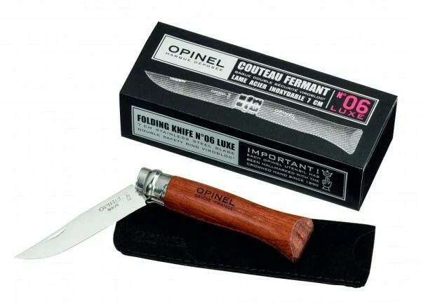 Opinel Luxus-Messer No. 6, Padouk 3 Opinel Luxus-Messer No. 6, Padouk