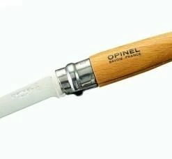 Opinel Messer Slim-Line, Größe 10, Rostfrei, Buchenholz