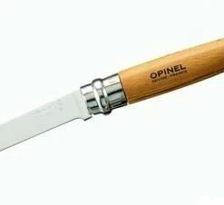 Opinel Messer Slim-Line, Größe 12, Rostfrei, Buchenholz