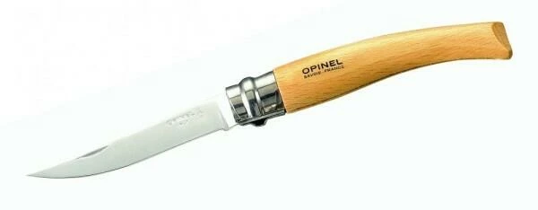 Opinel Messer Slim-Line, Größe 8, Rostfrei, Buchenholz 3 Opinel Messer Slim-Line, Größe 8, Rostfrei, Buchenholz