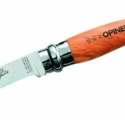 Opinel Messer Slim-Line, Größe 8, Rostfrei, Olivenholz