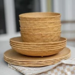 Koziol Teller Groß, 4er-Set In Wood -Mepal Shop 5004 5005 5006 CLUB 702 stack 1