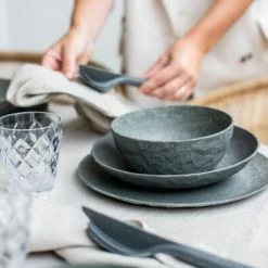 Koziol Teller Groß, 4er-Set In Grau -Mepal Shop 5004 5005 5006 CLUB 8003 KLIKK 701 12