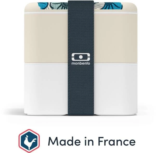 Monbento MB Square Bento-Box Graphic Blue Wax 5 Monbento MB Square Bento-Box Graphic Blue Wax – Bild 3