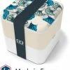 Monbento MB Square Bento-Box Graphic Blue Wax 2 Monbento MB Square Bento-Box Graphic Blue Wax -Mepal Shop 51400222300 79351aa4db o