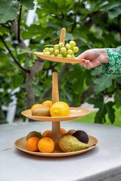 Koziol Etagere BABELL In Wood L 5 Koziol Etagere BABELL In Wood L – Bild 3