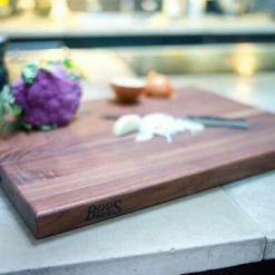 Boos Blocks Schneidebrett Gourmet Aus Walnuss, 4 Cm 46 X 31 X 4,1 Cm/ 4,5 Kg -Mepal Shop Boos Blocks 1004036 l