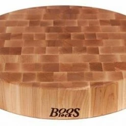 Boos Blocks Hackbrett Aus Ahorn, Rund