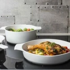 Eschenbach Flacher Topf Mit Deckel Cook & Serve In Weiß 16 Cm / 0,3 Liter / 4 Cm 18 Eschenbach Flacher Topf Mit Deckel Cook & Serve In Weiß 16 Cm / 0,3 Liter / 4 Cm -Mepal Shop COOK SERVE 011 neu l