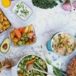 Eschenbach Topf Mit Deckel Cook & Serve In Petrol 16 Cm / 1 Liter -Mepal Shop COOK SERVE Meal Prep AsiaOnePot 300dpi