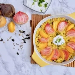 Eschenbach Topf Mit Deckel Cook & Serve In Hellgelb 18 Cm / 1,5 Liter -Mepal Shop COOK SERVE Meal Prep Kartoffelro sti 300dpi 1 1