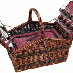 Cilio Picknickkorb Como Dunkelbraun