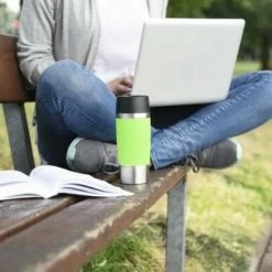 Emsa Isolier-Trinkbecher Mit Manschette Travel Mug In Limette -Mepal Shop Emsa Travel Mug Isolierbecher 358888 Limette Milieu II l