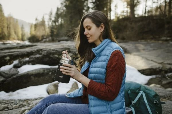 Esbit MAJORIS Edelstahl Thermobehälter, 0.8L, Schwarz Esbit MAJORIS Edelstahl Thermobehälter, 0.8L, Schwarz -Mepal Shop FLTL BK 15