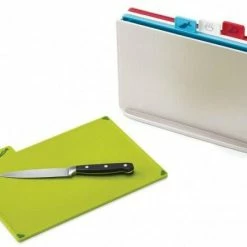 Joseph Joseph Schneidebretter-Set Index Groß In Silber, 4-tlg. -Mepal Shop JJ index reg silver 60131 CO2 neu l