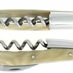 Forge De Laguiole Sommeliermesser In Marmorierter Hornspitze Helles Horn