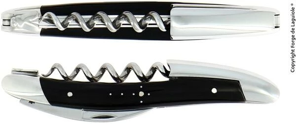 Forge De Laguiole Sommeliermesser In Marmorierter Hornspitze Helles Horn 4 Forge De Laguiole Sommeliermesser In Marmorierter Hornspitze Helles Horn – Bild 2