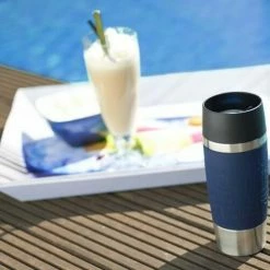 Emsa Isolier-Trinkbecher Mit Manschette Travel Mug In Blau -Mepal Shop ST 2015 ocean 02 neu l