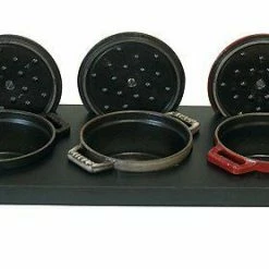 Staub Servierbrett Für 3 Mini Cocottes In Schwarz -Mepal Shop Servierbrett mini 3