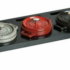 Staub Servierbrett Für 3 Mini Cocottes In Schwarz -Mepal Shop Servierbrett mini cc 2