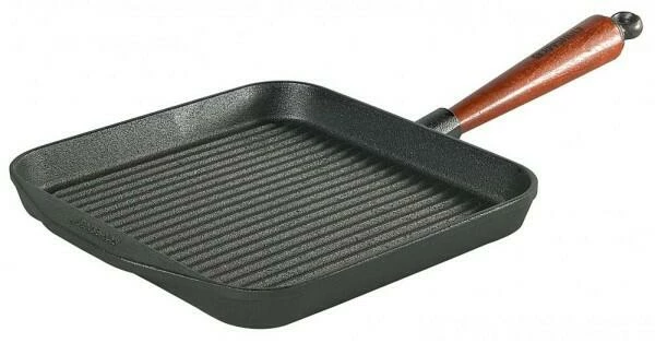 Skeppshult Grillpfanne Mit Holzgriff, Eckig 3 Skeppshult Grillpfanne Mit Holzgriff, Eckig