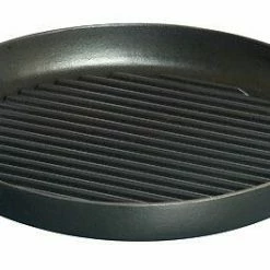 Staub Grillpfanne Mit Seitengriffen Rund In Schwarz 26 Cm