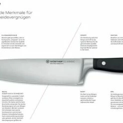 Wüsthof Schinkenmesser Classic Mit Wellenschliff 23 Cm / 36 -Mepal Shop Wuesthof Classic Merkmale Messer 9 8
