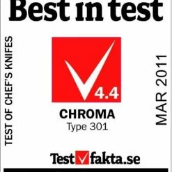 Chroma Type 301 Steakmesserset P-16, 4-teilig -Mepal Shop best in knife test rand 11