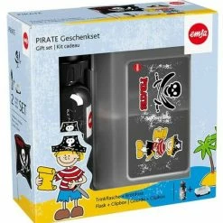 Emsa Kids Trinkflasche Und Brotdose Pirat, 2-teilig -Mepal Shop emsa brotdose trinkflasche geschenkset pirate 449791 large neu