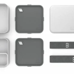 Monbento MB Square Bento-Box Coton, Made In France 8 Monbento MB Square Bento-Box Coton, Made In France -Mepal Shop mb square grey coton 50274027553 o