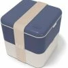 Monbento MB Square Bento-Box In Blue Natural 2 Monbento MB Square Bento-Box In Blue Natural -Mepal Shop square natural blue iso 1